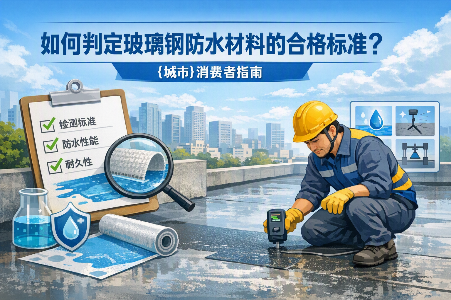 如何判定玻璃钢防水材料的合格标准？ 抚顺 消费者指南