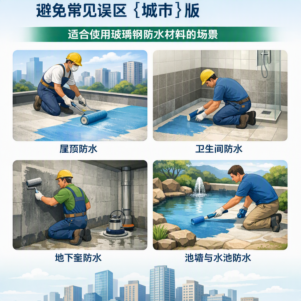 玻璃钢防水材料施工注意事项，避免常见误区 抚顺 版
