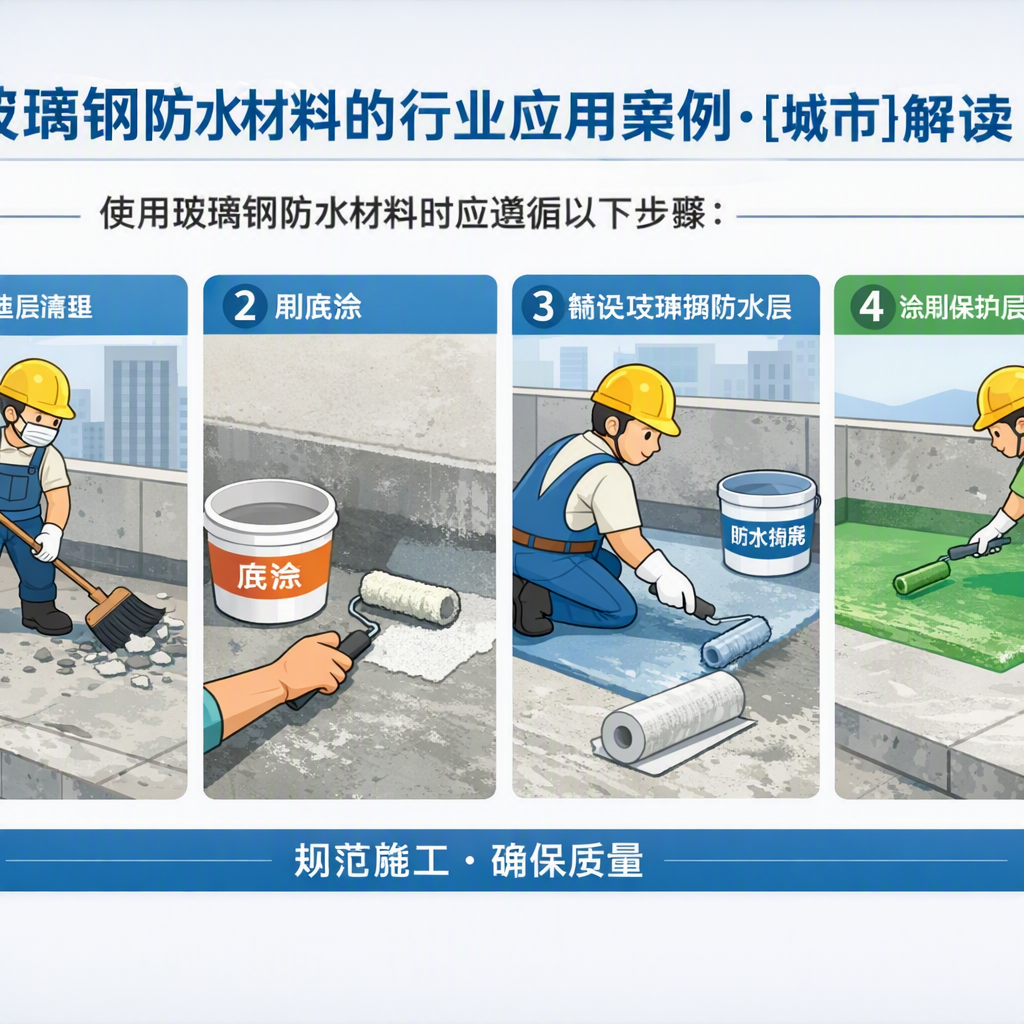 玻璃钢防水材料的行业应用案例,抚顺解读