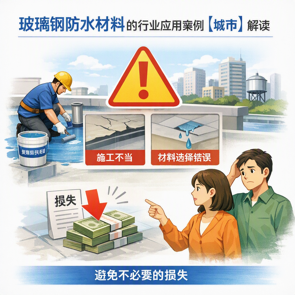 玻璃钢防水材料的行业应用案例,抚顺解读