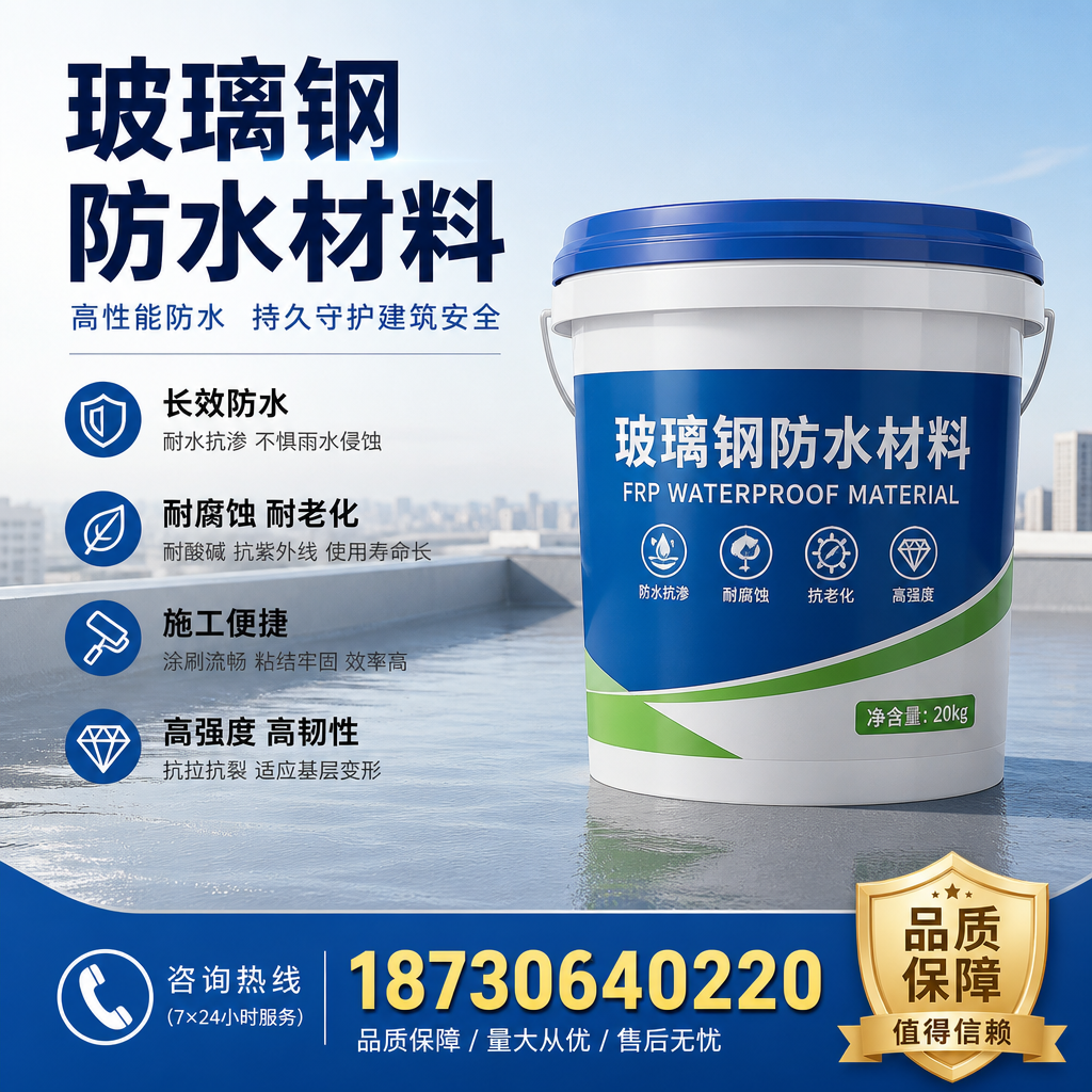 专家解析：玻璃钢防水材料的市场前景分析在 抚顺